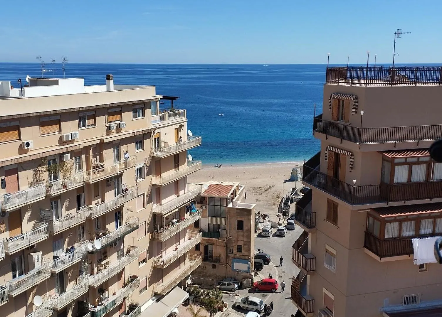 Rineddahouse Arenella - Vista Mare Panoramica A Palermo Con Parcheggio Privato Lägenhet