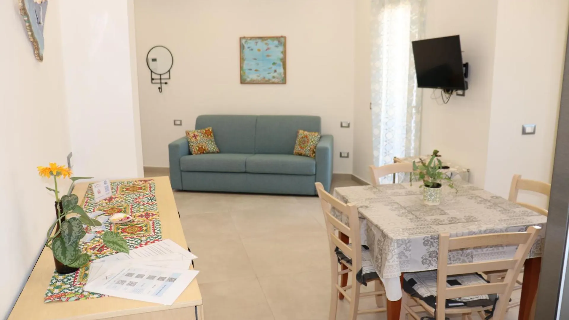 Rineddahouse Arenella - Vista Mare Panoramica A Palermo Con Parcheggio Privato Lägenhet