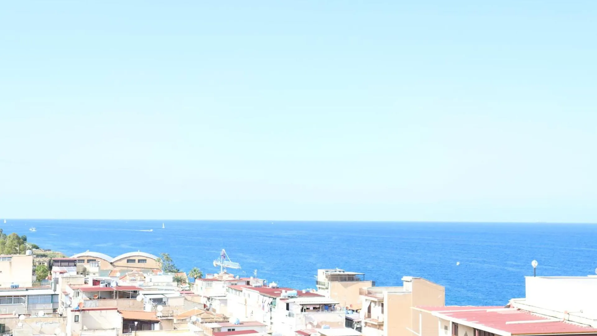 Rineddahouse Arenella - Vista Mare Panoramica A Palermo Con Parcheggio Privato Lägenhet